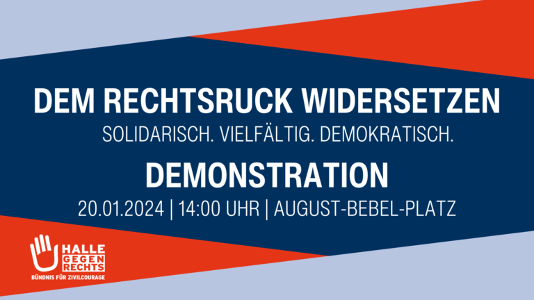 Dem Rechtsruck widersetzen
