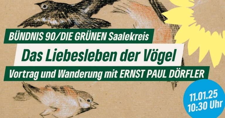 Natur im Saalekreis: Einladung zu Vortrag und Wanderung